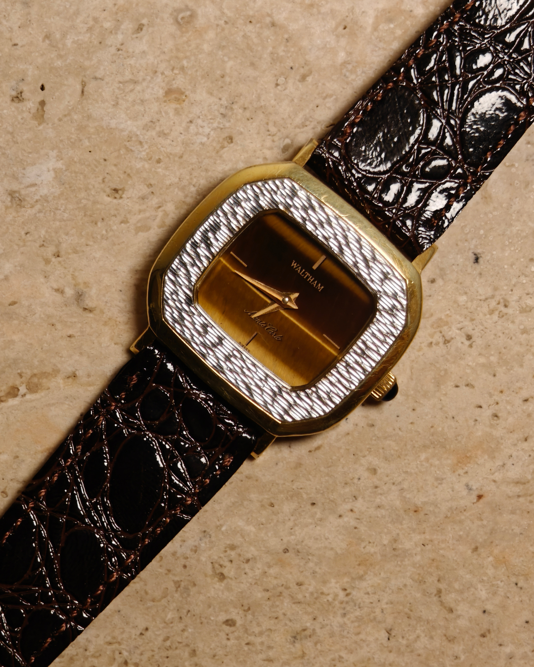 Waltham Monte Carlo Tiger Eye Dial 70s