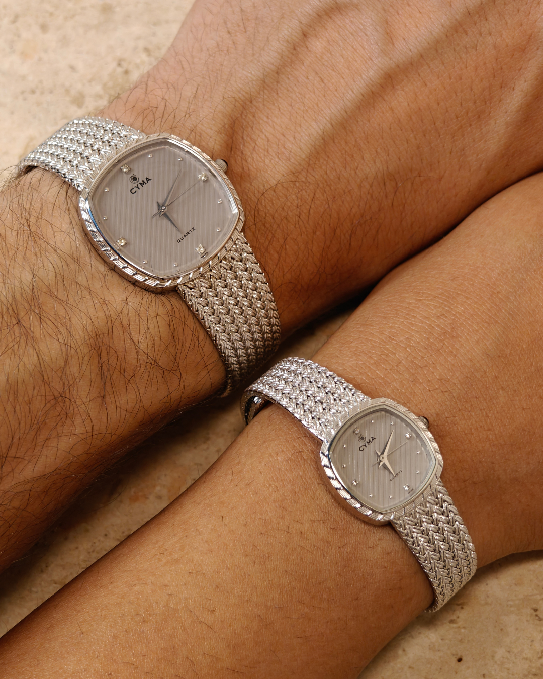 Cyma Silver stripe W