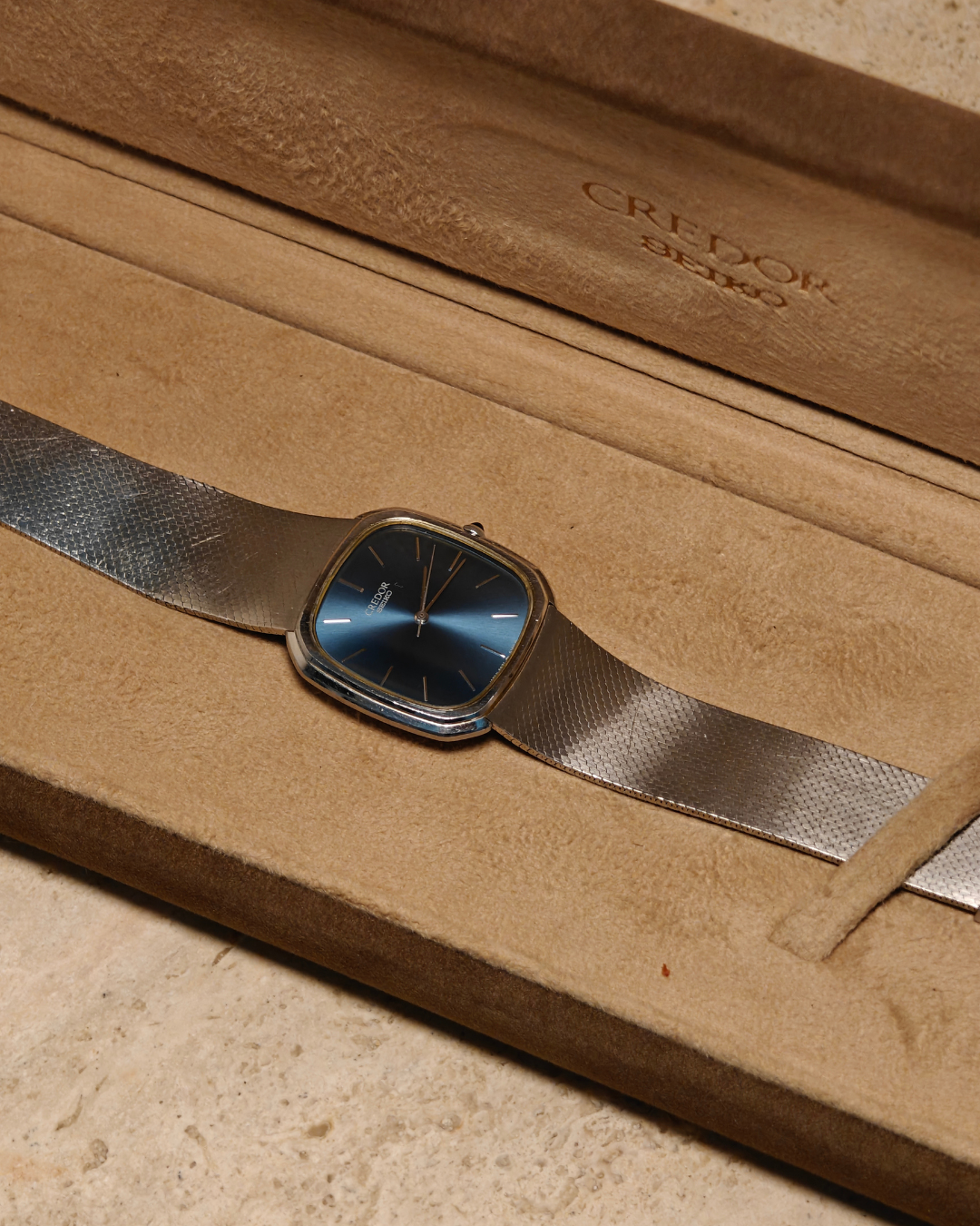 Seiko Credor Blue sunburst 79'