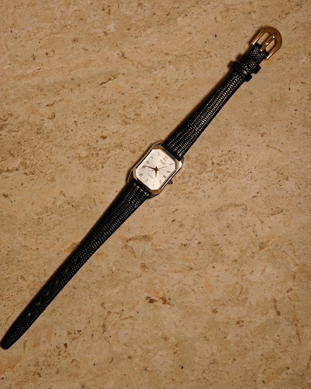 Seiko Exceline Ivory Tank