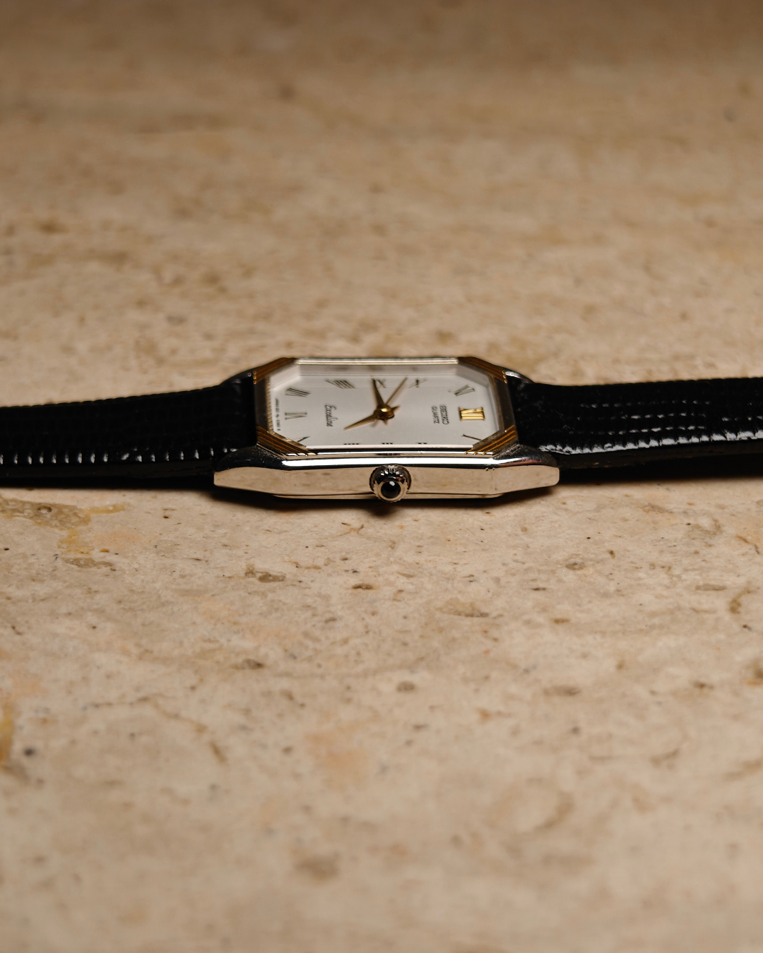 Seiko Exceline Ivory Tank