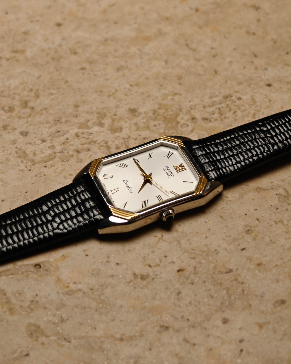 Seiko Exceline Ivory Tank