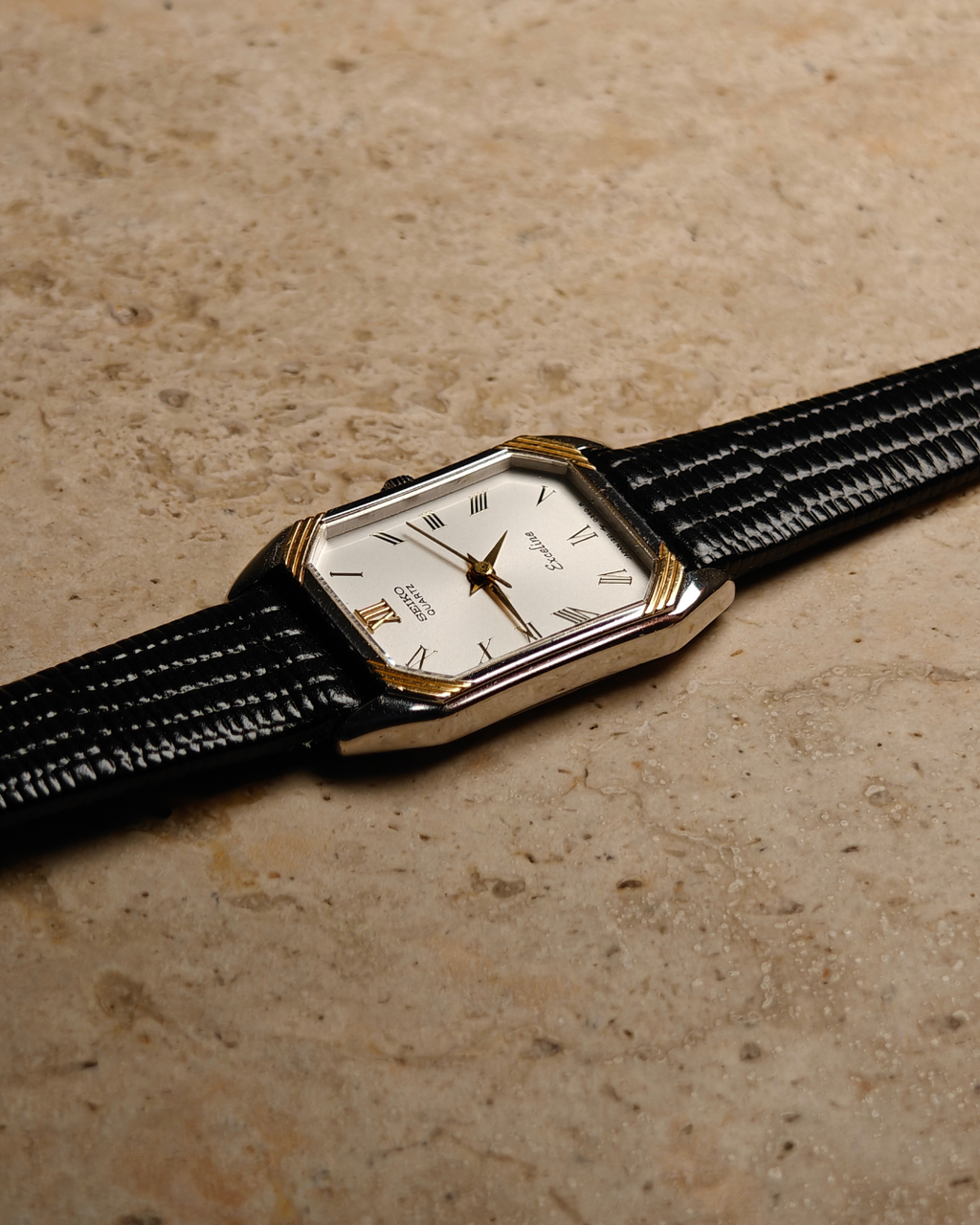 Seiko Exceline Ivory Tank